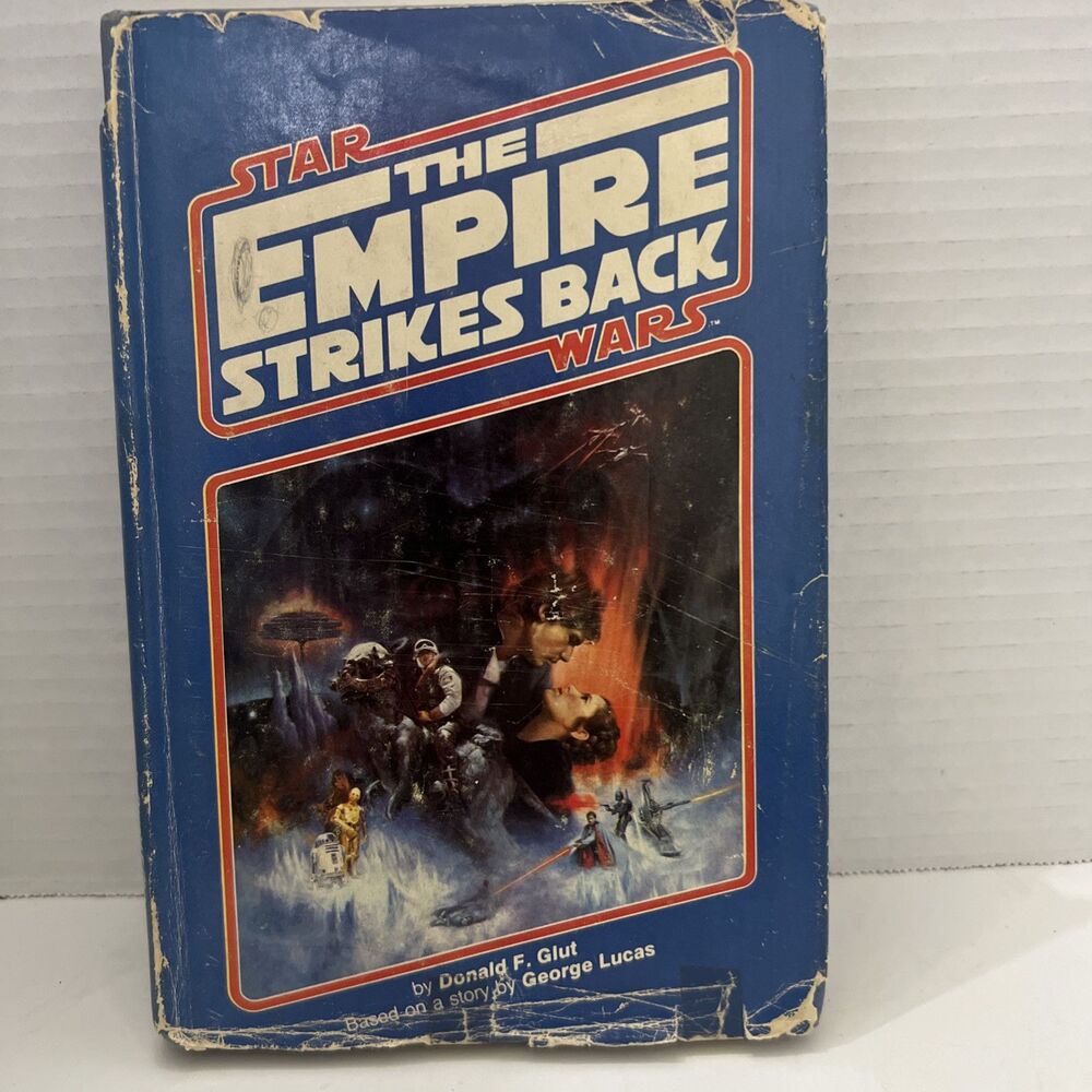 Star Wars The Empire Strikes Back Paperback by Donald F Gult HCDJ Vintage